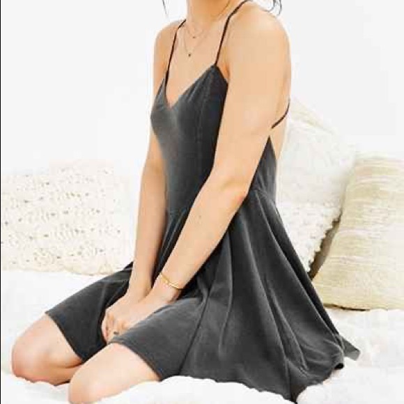 ❤️ UO CXM Stonewashed Grey Skater Dress - Picture 3 of 6